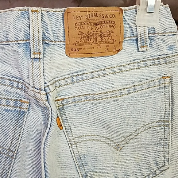 Vintage Levis 28w 34l 505 Classic "Student" Fit - Picture 2 of 6
