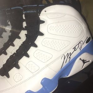 Retro 9s signed by Michael Jordan