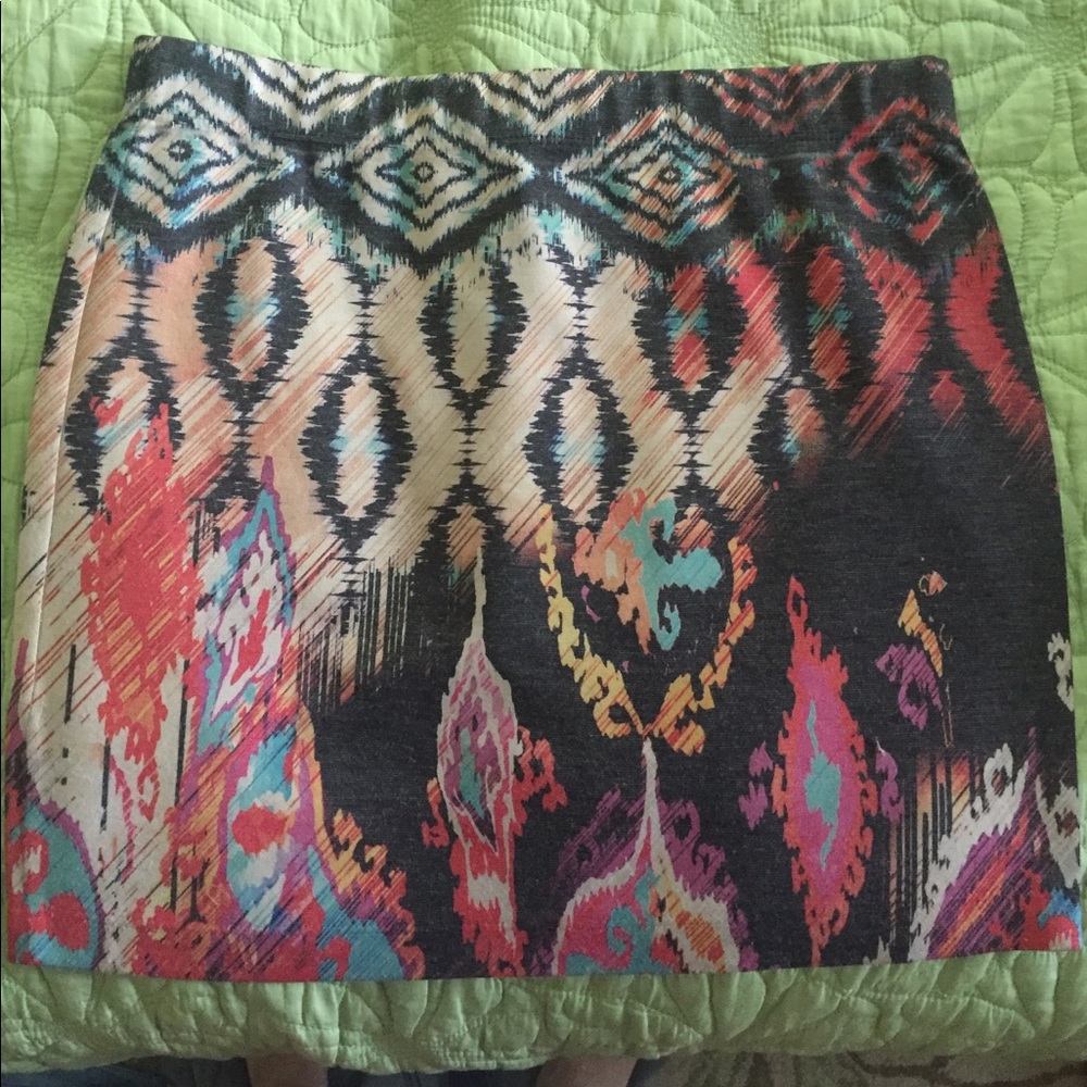 Indian Print Skirt