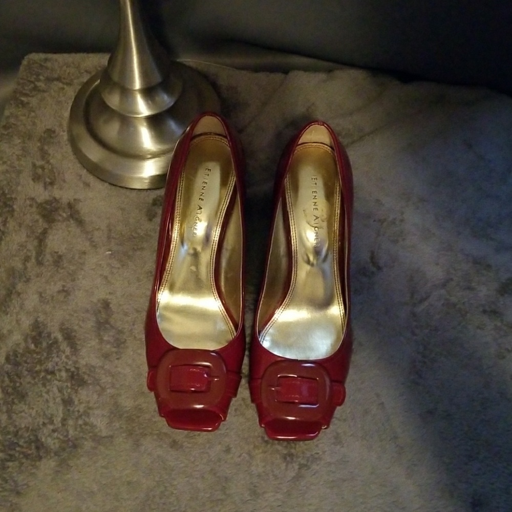 Burgundy heels