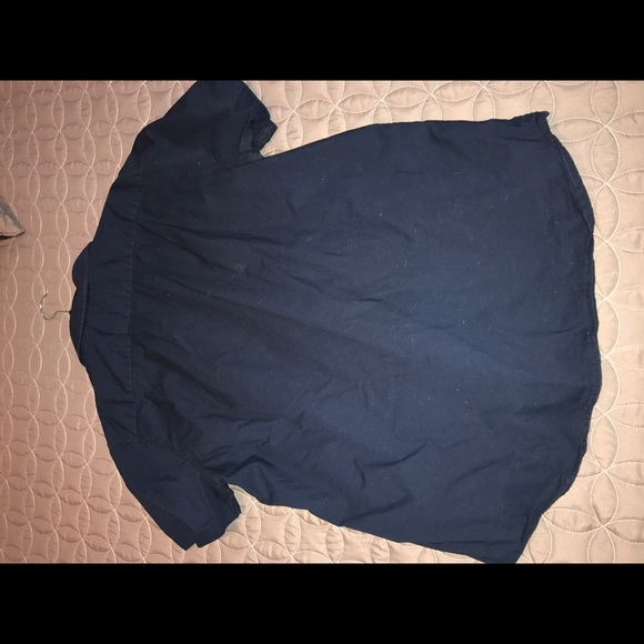 Navy Blue Button Up - Picture 3 of 3