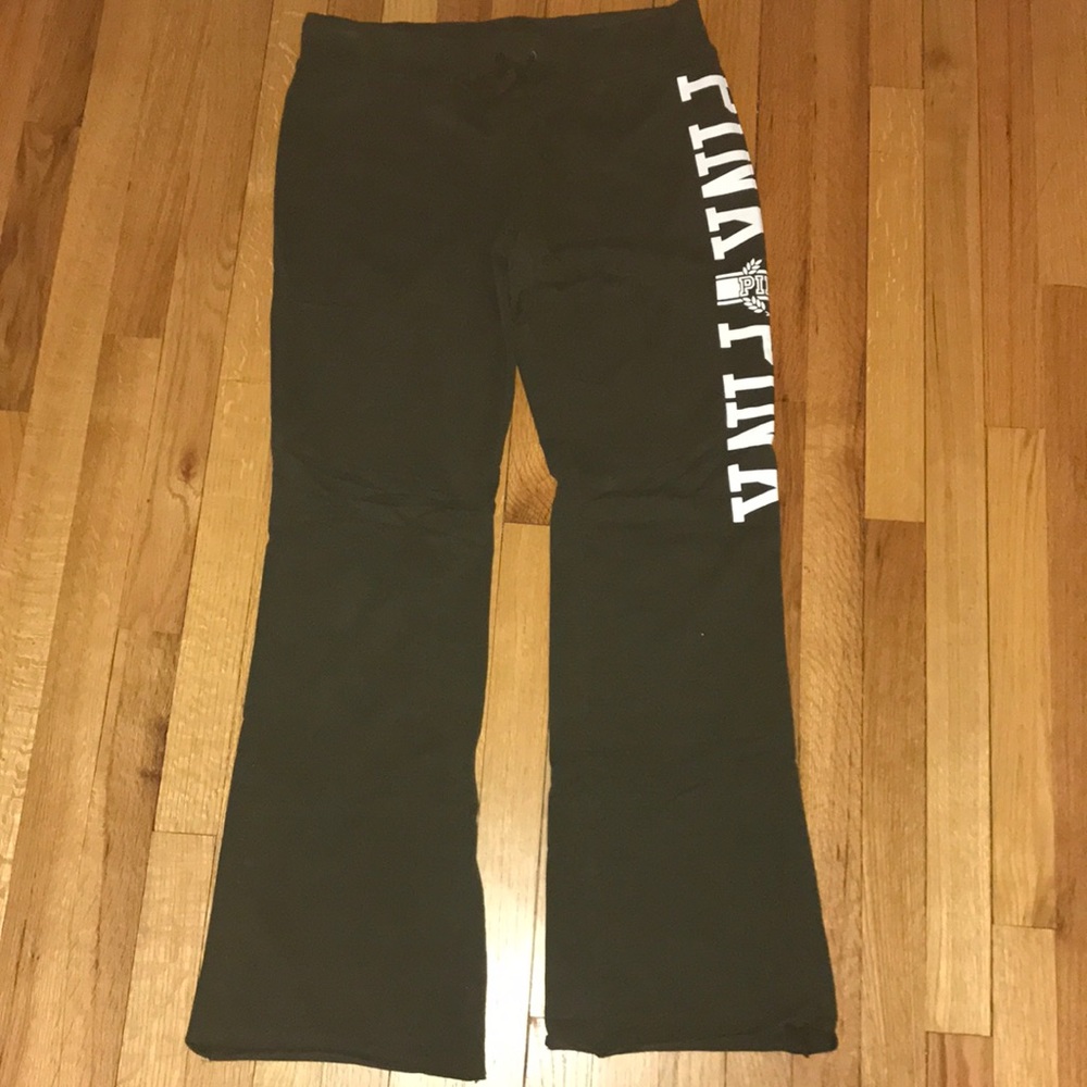 Victoria's Secret PINK olive green flare sweats