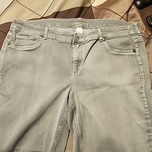 Size 20 Maurice's olive jeans