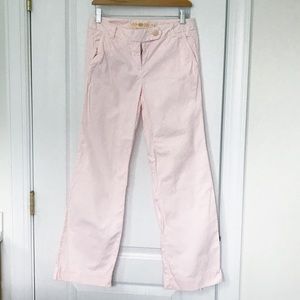 J Crew pink cotton lightweight chino 2P NWOT