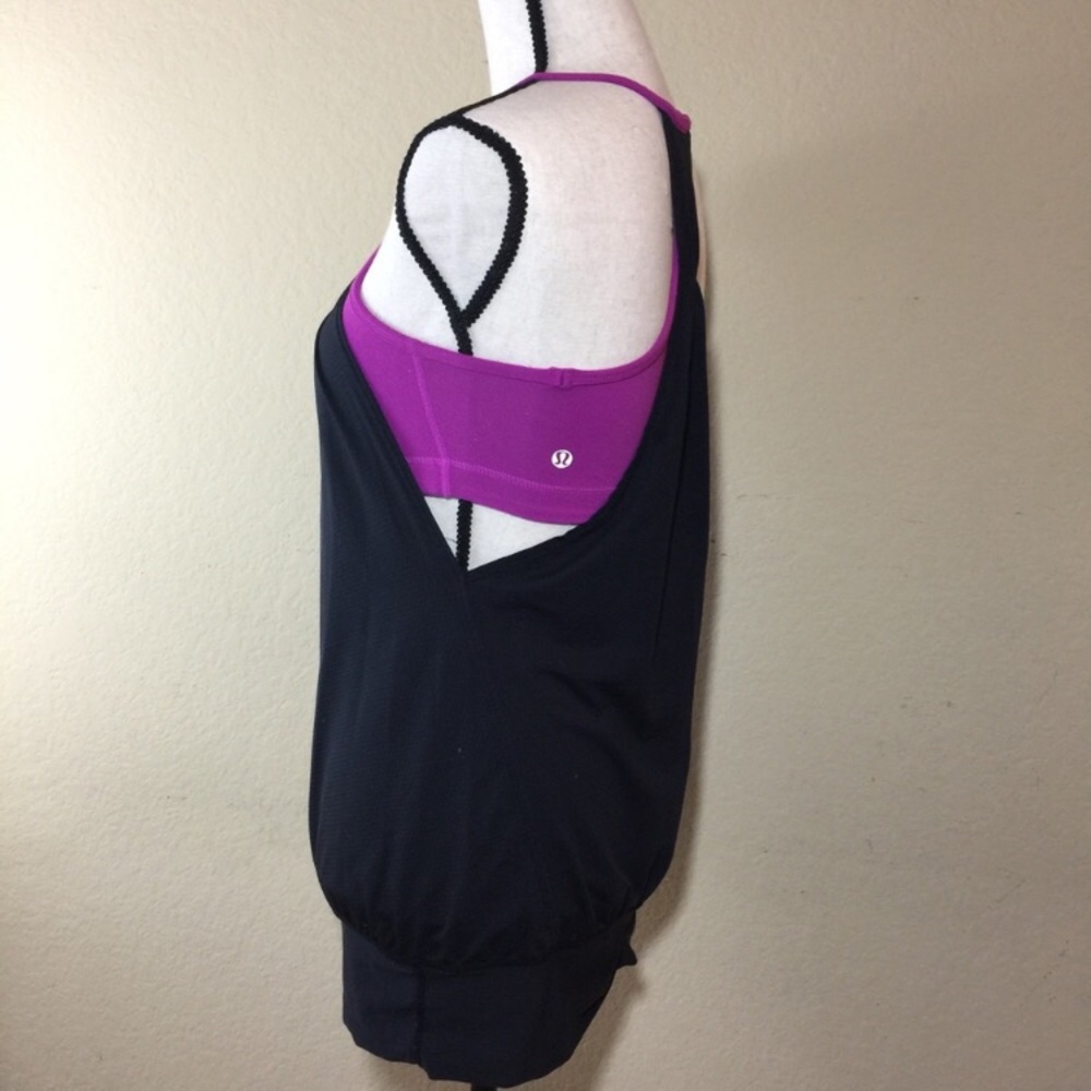 lulu lemon "no limits" tank top