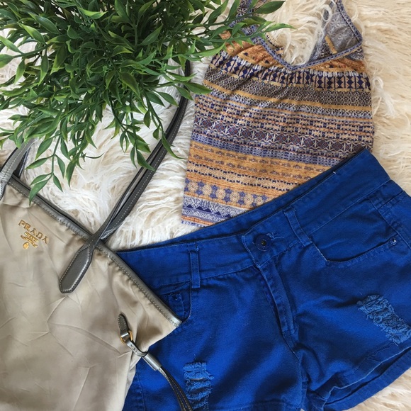 Blue Shorts - Picture 2 of 3