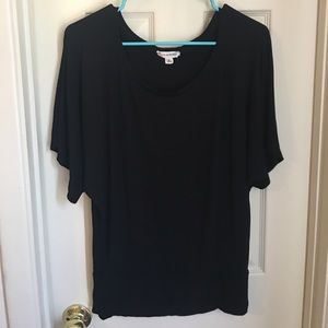 Black Blouse quarter length