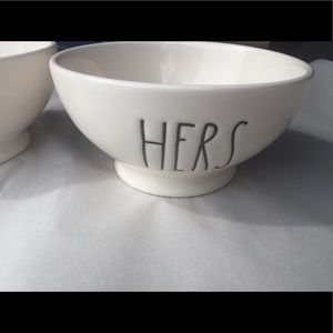 Rae Dunn HIS/HERS Bowls