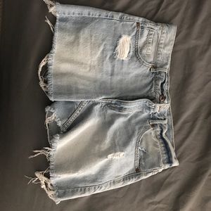 Denim jean shorts