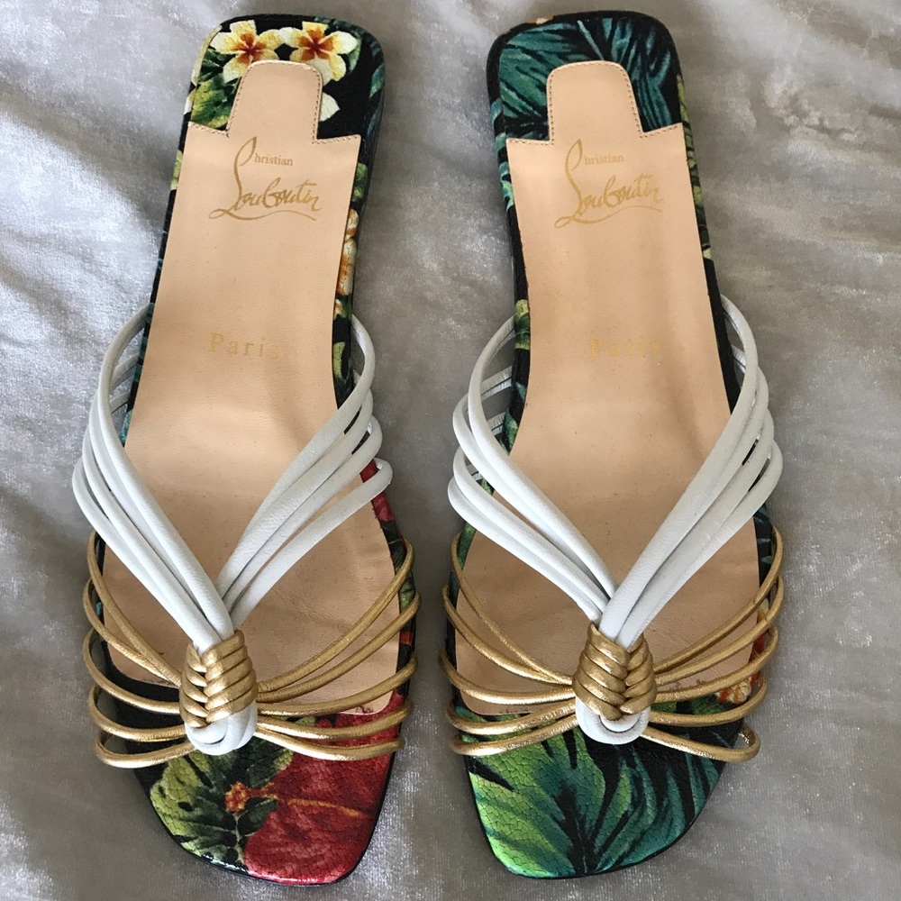 Christian louboutin flat sandals