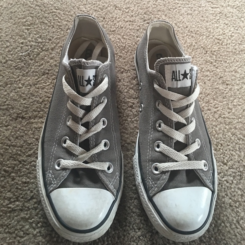 Adorable Gray Converse All Star Sneakers