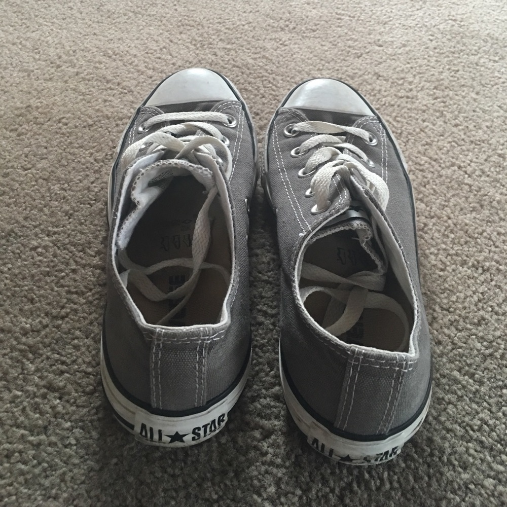 Adorable Gray Converse All Star Sneakers - Picture 3 of 4