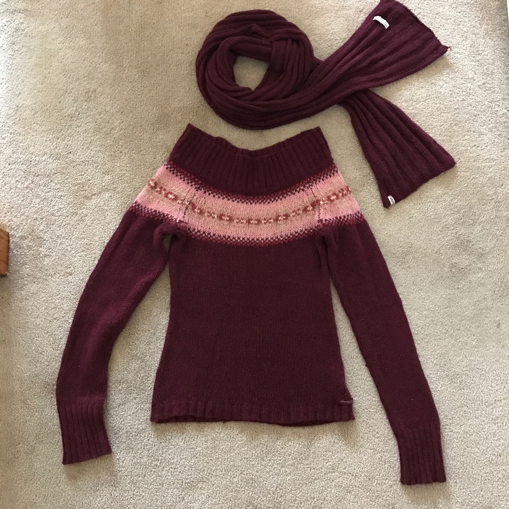 Cowl Neck, American Eagle, Sweater