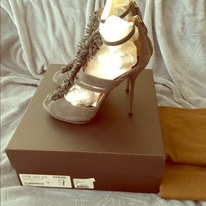 Scamosciato Grey Stilletos