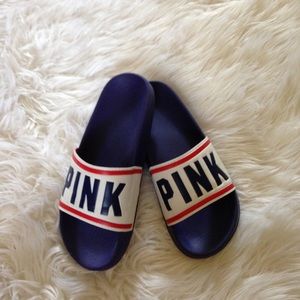 Pink Victoria secret  slide sandals