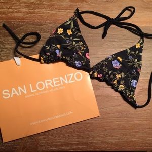 San Lorenzo Floral Bikini Top