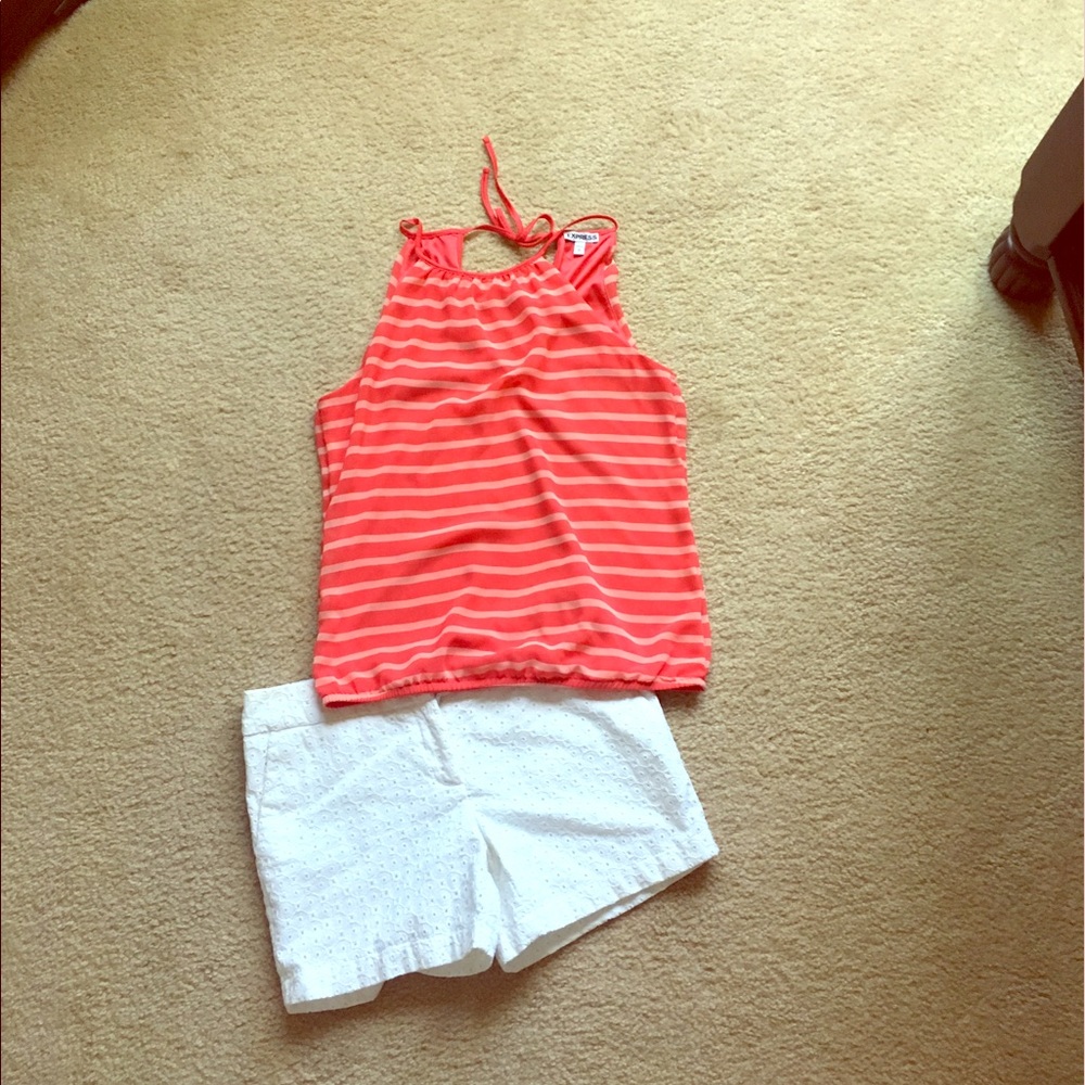 Express striped tank