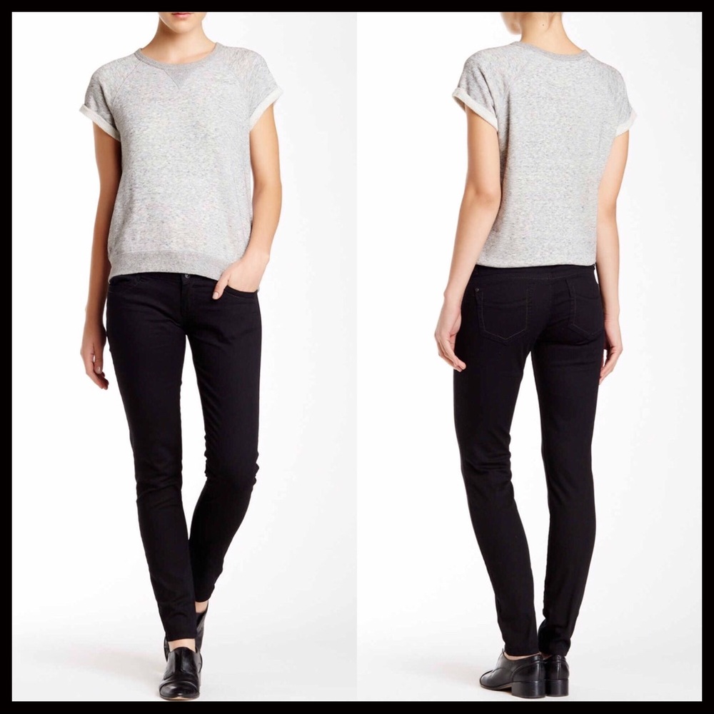 UNIONBAY 5-POCKET DENIM STRETCH SKINNY TWILL PANTS - Picture 2 of 5