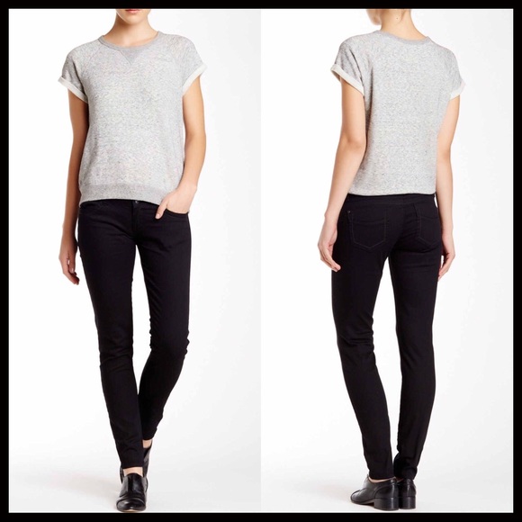 UNIONBAY 5-POCKET DENIM STRETCH SKINNY TWILL PANTS - Picture 2 of 5