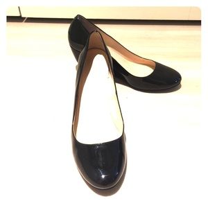 Cole Haan Black Patent Wedges