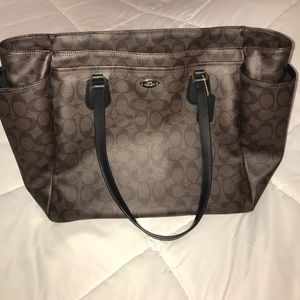 Coach baby bag