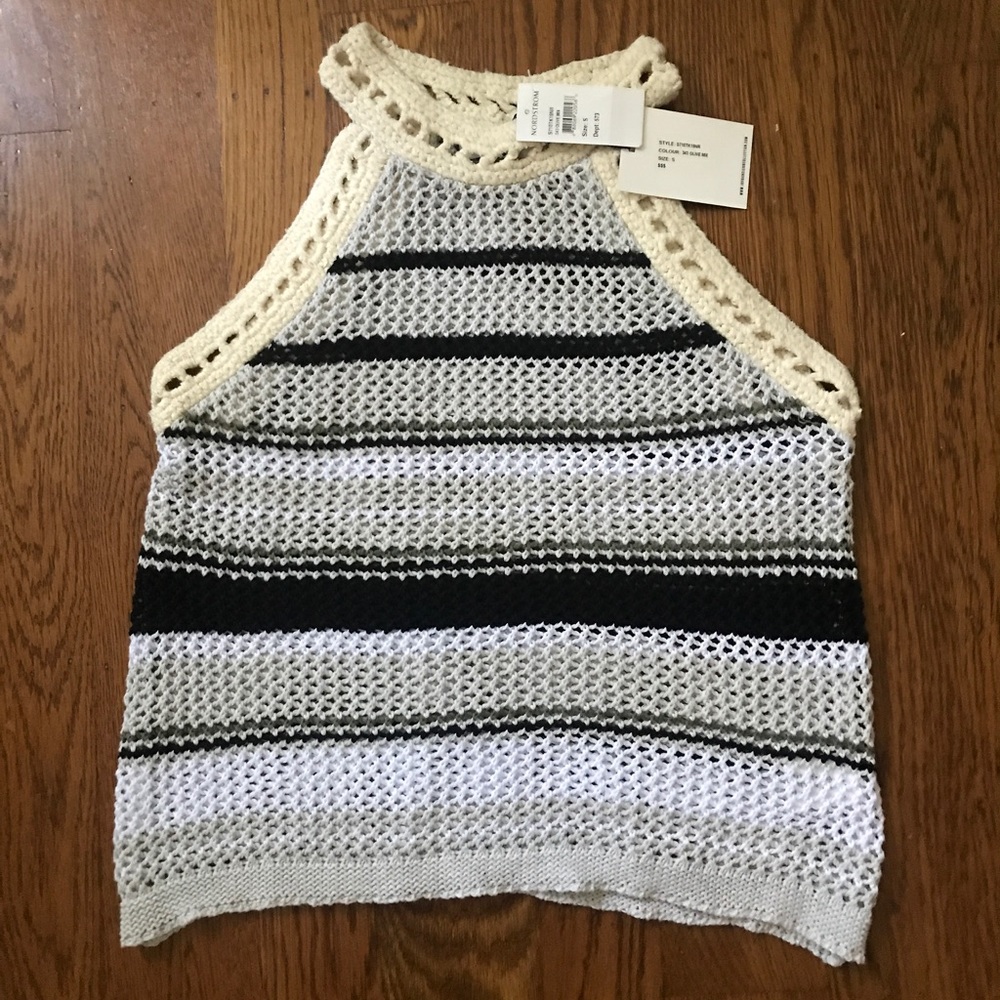 NWT Crochet halter top