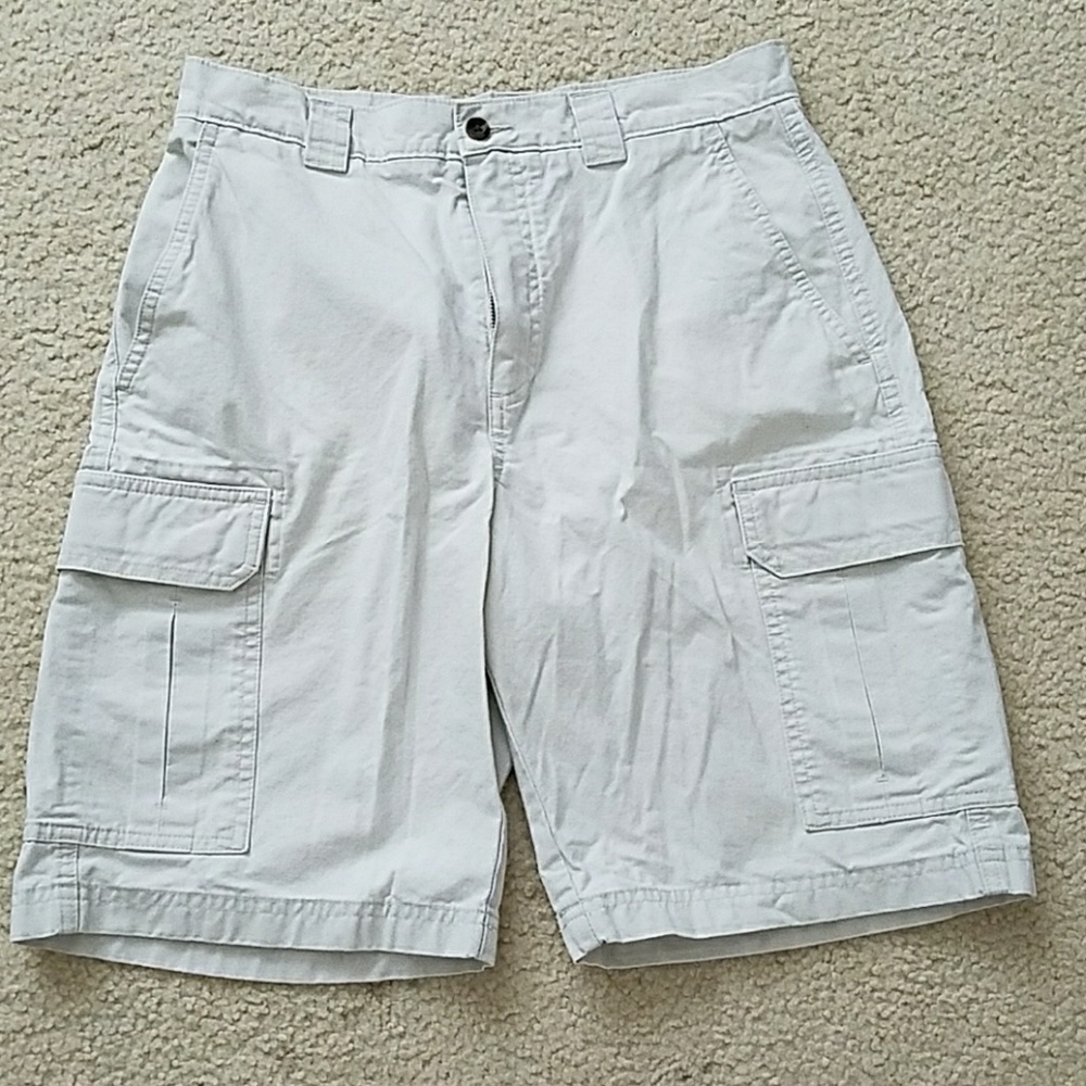 Men's Off White L.L.Bean Cargo Shirts, Waist 30