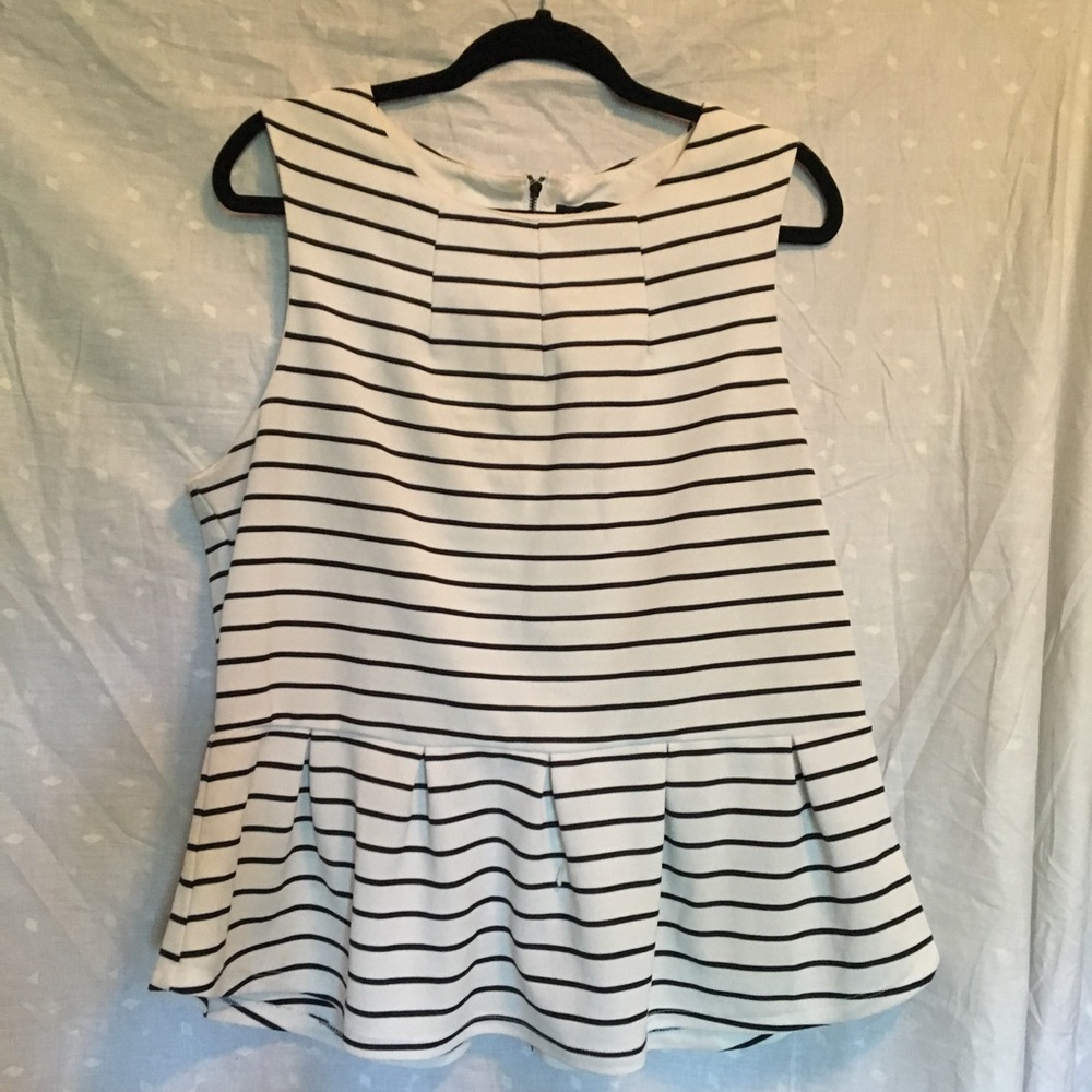 MOSSIMO PEPLUM TOP