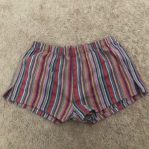 Brand new Forever 21 stripped shorts