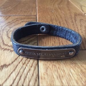 Rare Marc Jacobs Latin Leather Bracelet