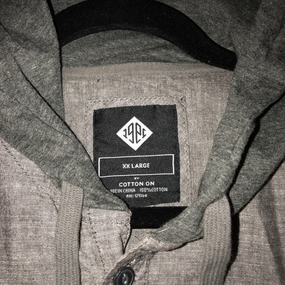 Hooded Button Up - Picture 2 of 3