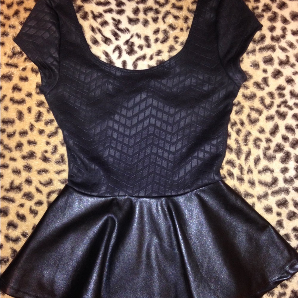 Black Animal Print Shirt✨