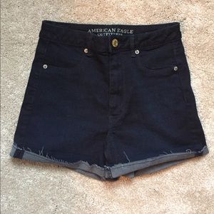 American Eagle high waisted denim shorts