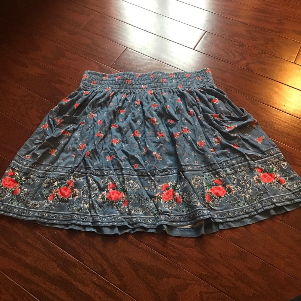 Floral Flowy Skirt