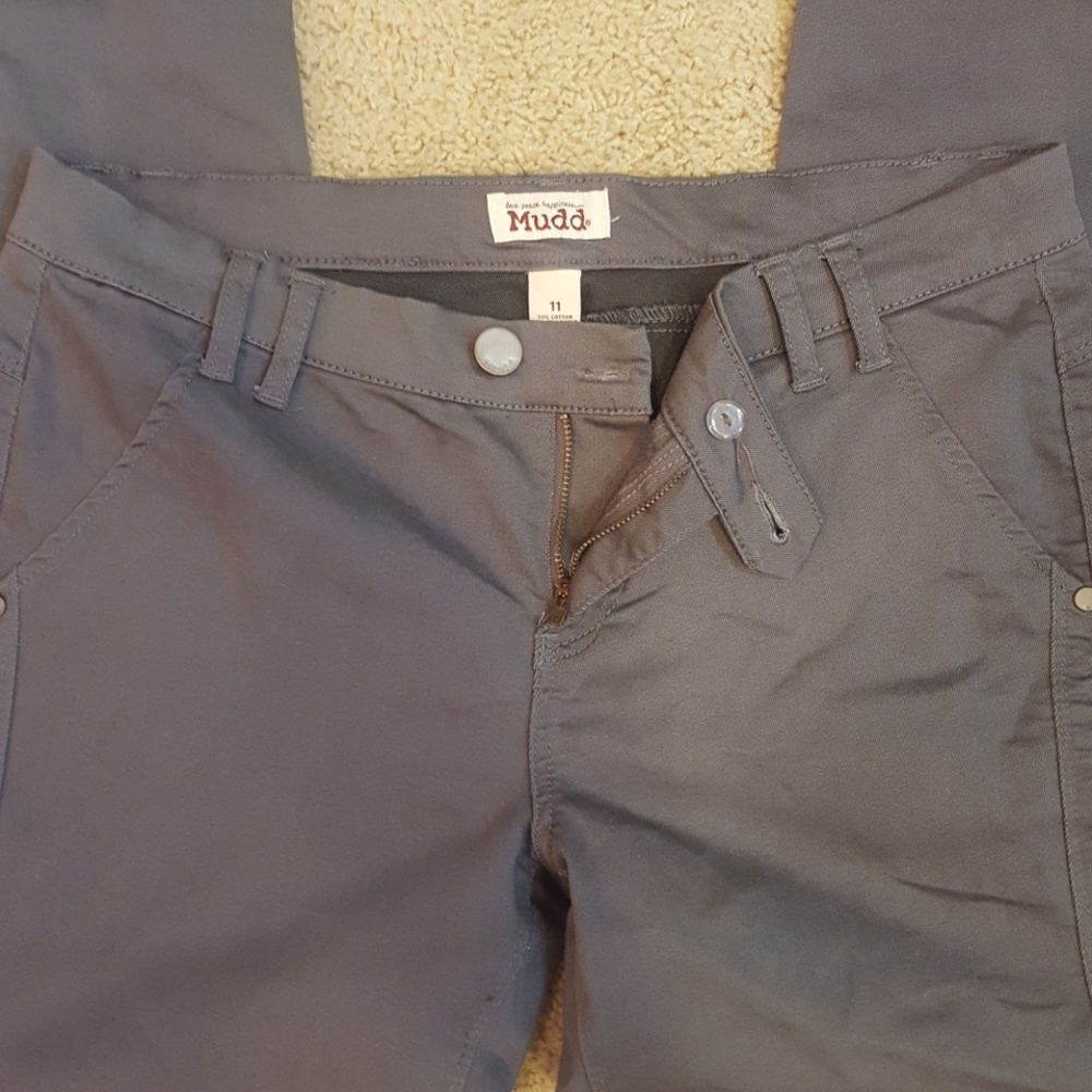 Women's Gray Skinny Dress Pants