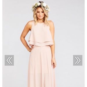 Show Me Your MuMu two piece Bridesmaid Dress