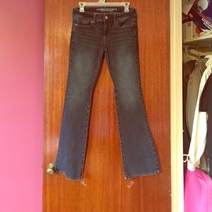 Women's kick boot jeans