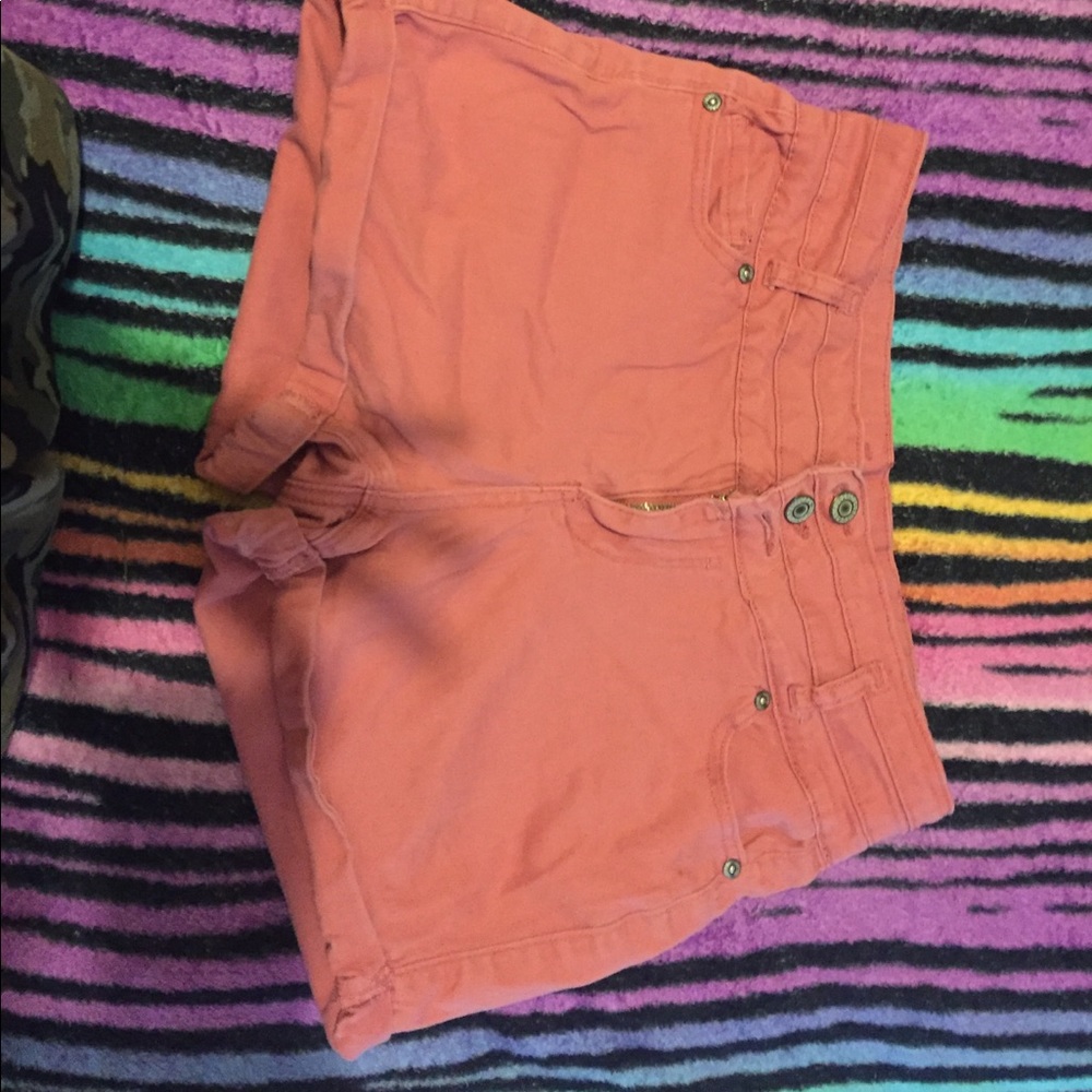 Rue 21 shorts coral orange pink color
