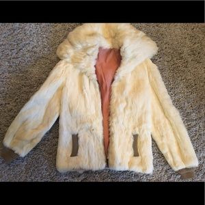 Jacques Saint Laurent fur jacket