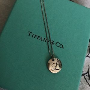 Tiffany Initial Necklace "L"
