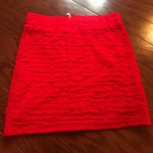 Love Culture High-waisted Skirt with Zipper Back