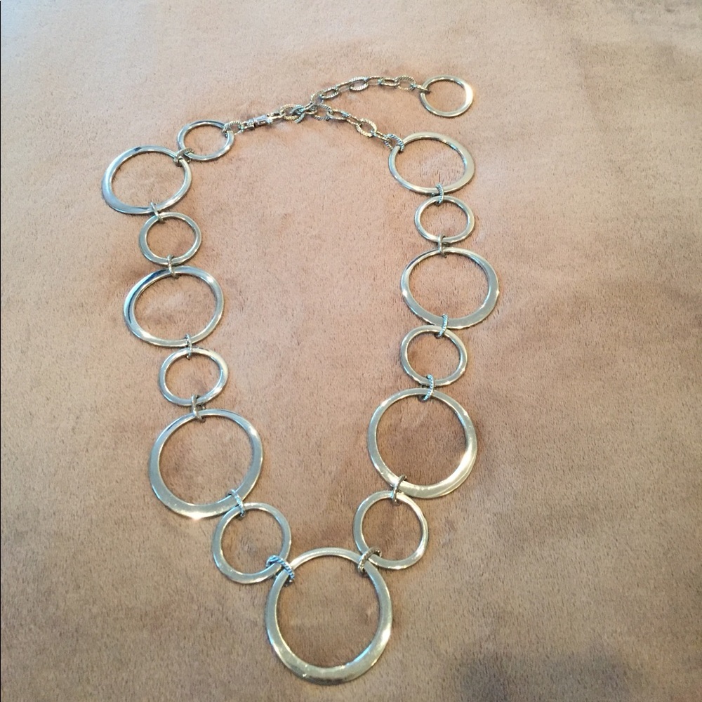 Silver Hoop Necklace/Belt
