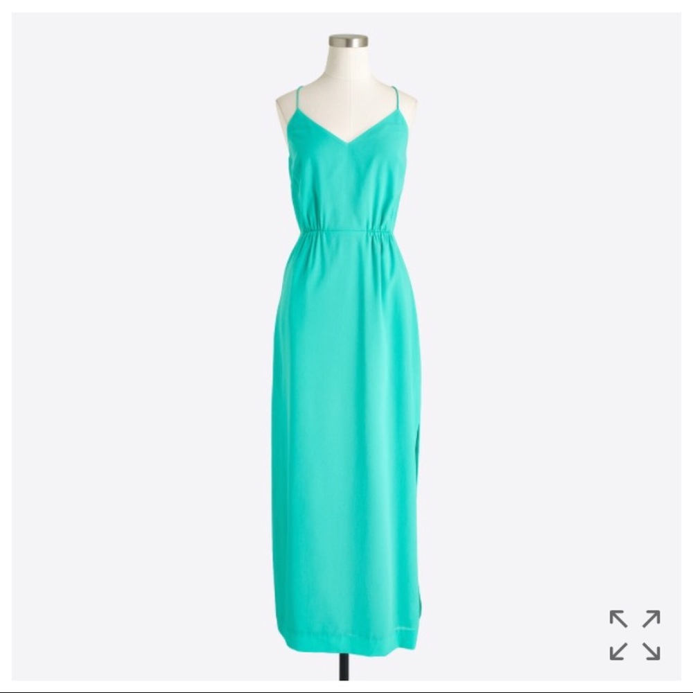 J. Crew Racerback Maxi Dress