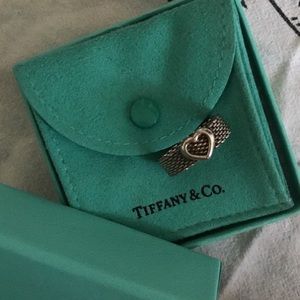 Tiffany Mesh Heart Ring