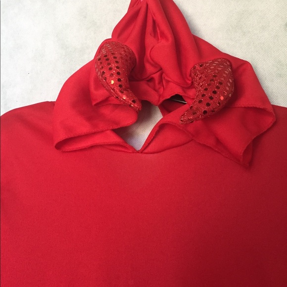 Red Devil Girls Halloween Costume Size Large 10-12 - Picture 5 of 8