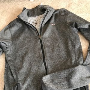 Nike dri-fit women's zip up jacket