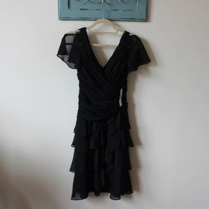 Black Elegant Cocktail Dress