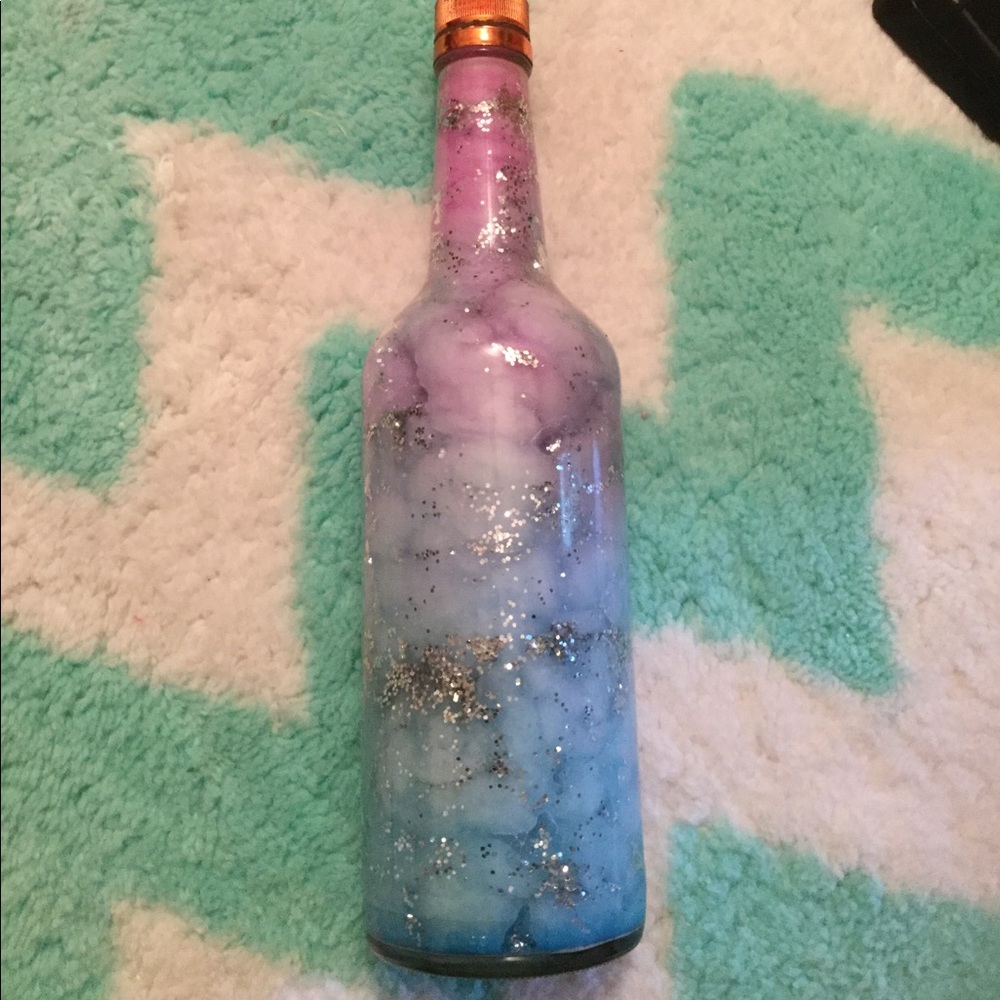 Handmade galaxy bottle