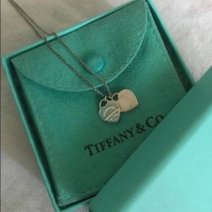 Tiffany Double Heart "Return To..." Necklace