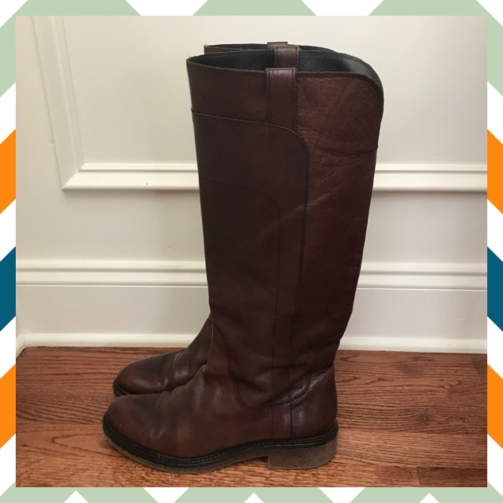 BOEMOS tall riding pull on boots size 10 (40)